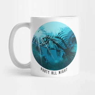 Angler fish, Electronic, Music, Party, Festival Mug